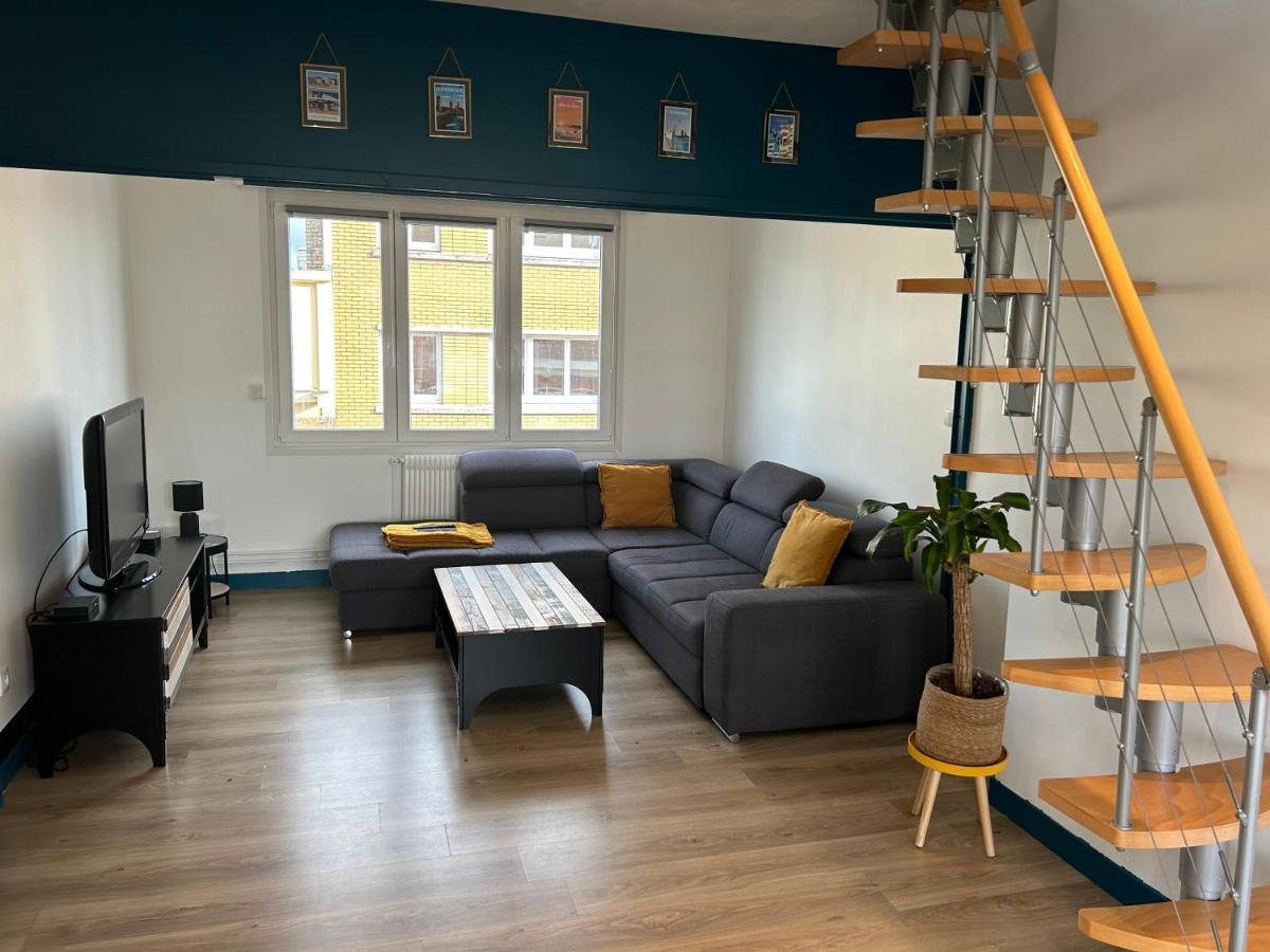 Duplex Lumineux Entre Plage Et Centre-Ville Dunkirk Exteriör bild