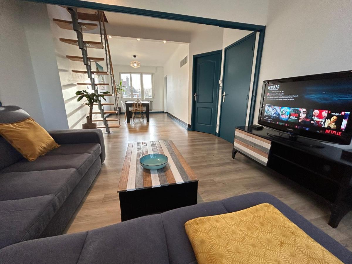 Duplex Lumineux Entre Plage Et Centre-Ville Dunkirk Exteriör bild