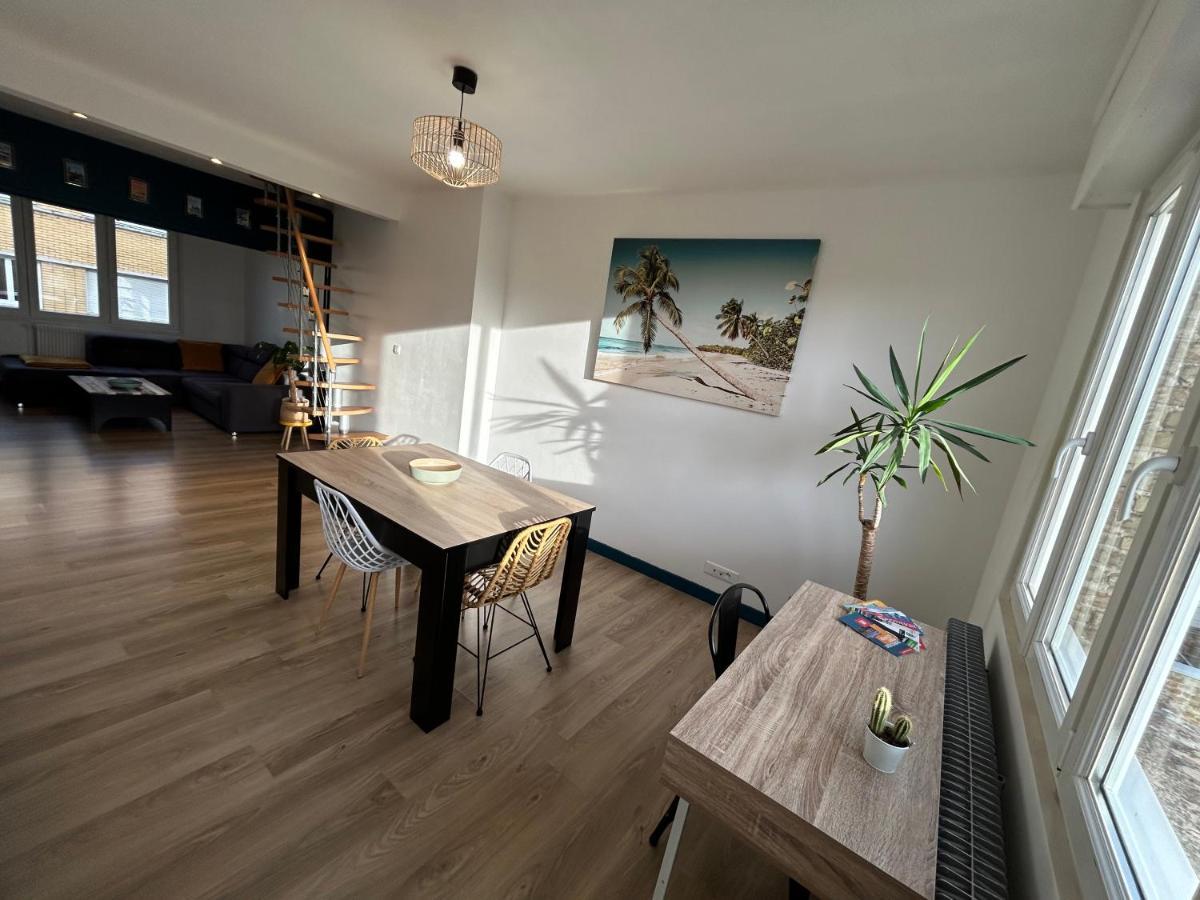 Duplex Lumineux Entre Plage Et Centre-Ville Dunkirk Exteriör bild